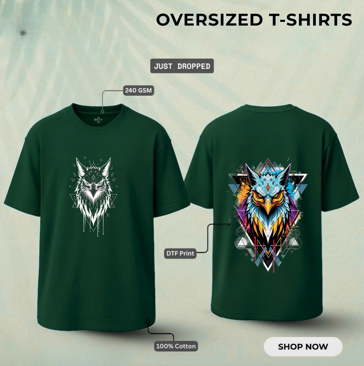 The Night Eagle Oversized T-Shirt